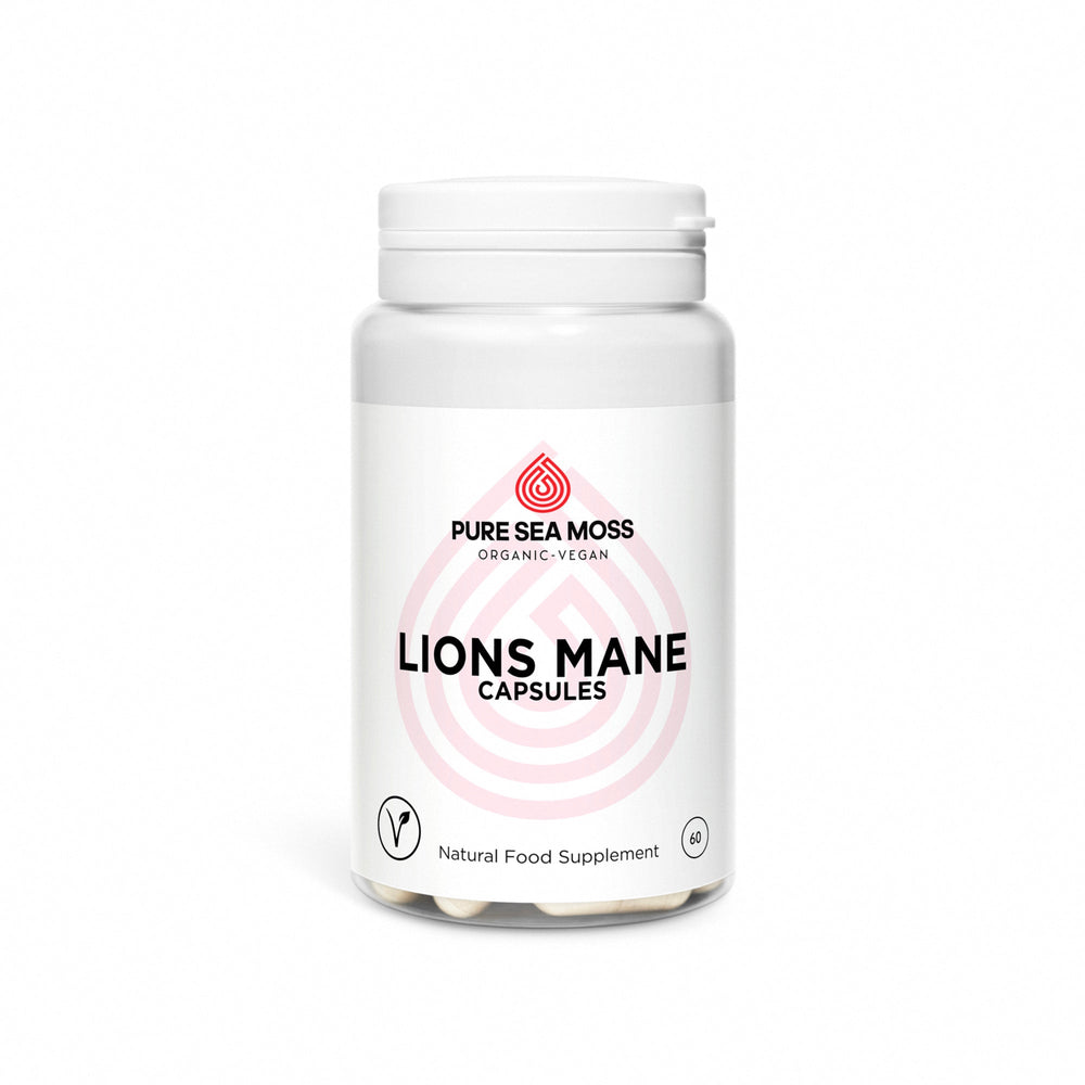 Best Lions Mane Capsules (60) by pure sea moss uk 