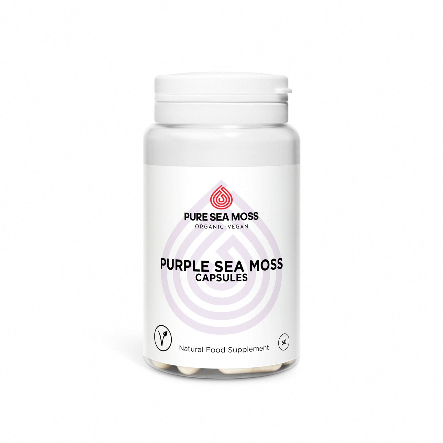 Purple Sea Moss Capsules by pureseamossuk