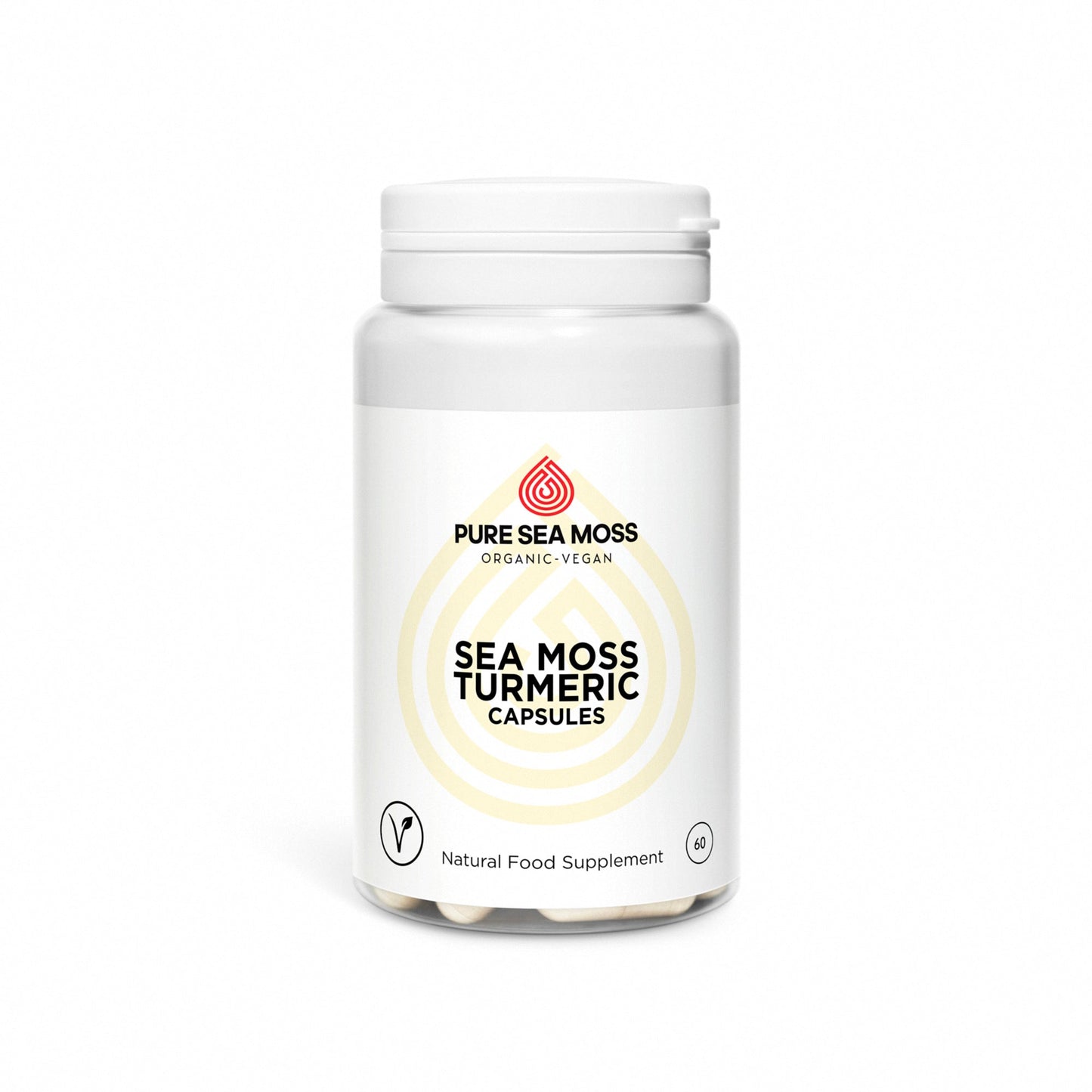 seamoss and turmeric capsules by pure sea moss uk
