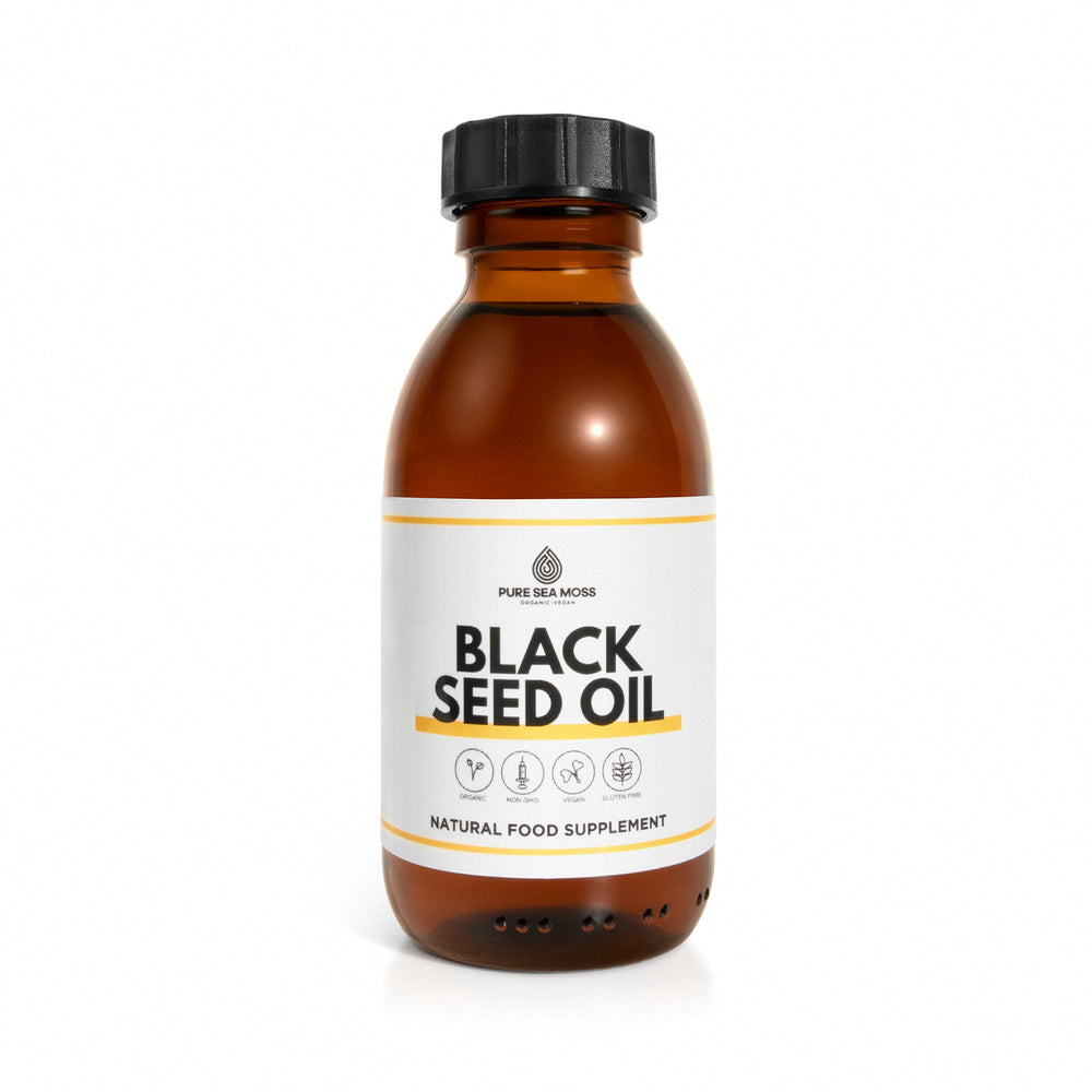 Organic Black Seed Oil UK 125ml By Pure Sea Moss UK