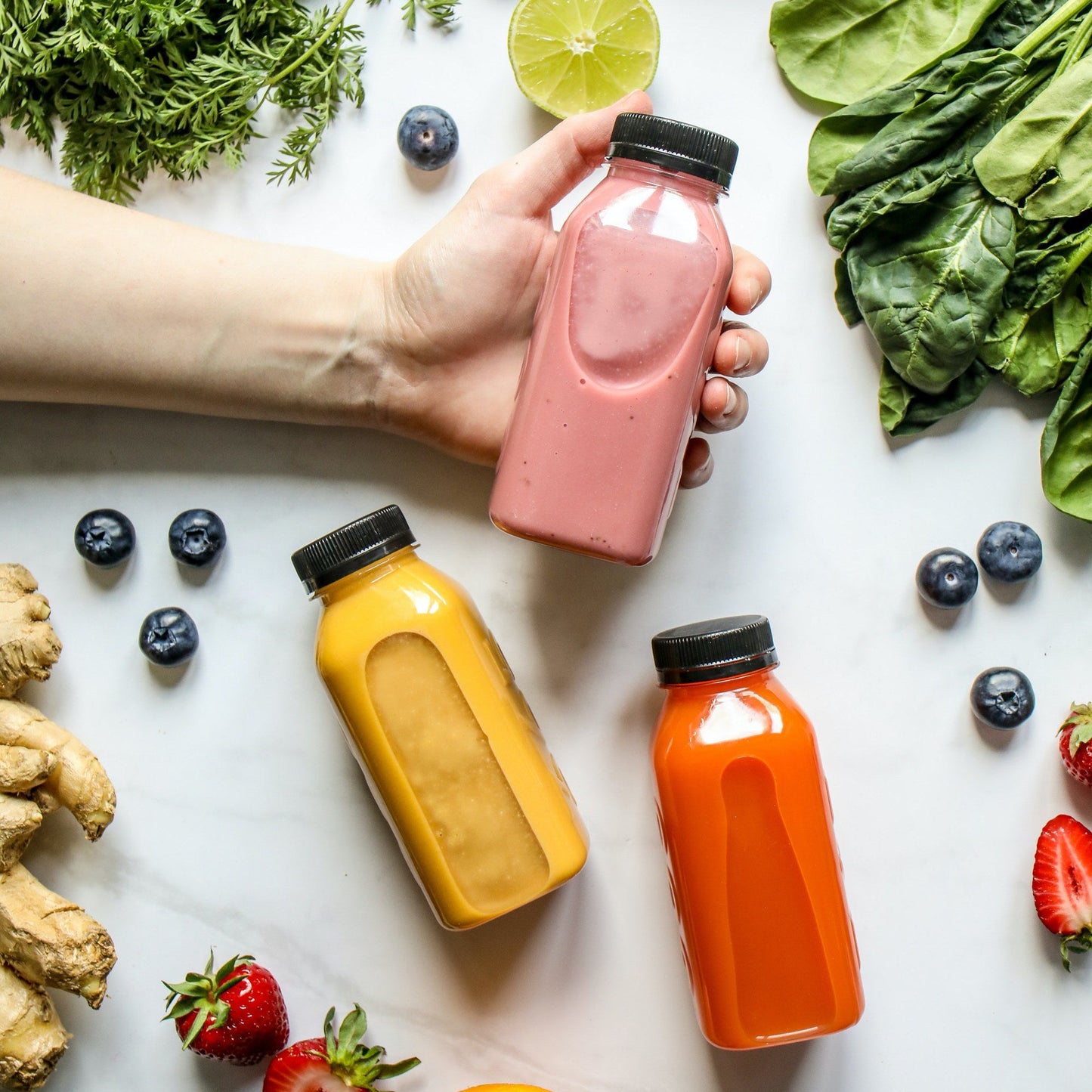 Banana and berry smoothie with a spoonful of sea moss gel – natural boost By Pure Sea Moss UK