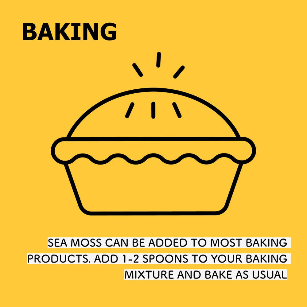 
                  
                    Adding sea moss to baking ingredients
                  
                