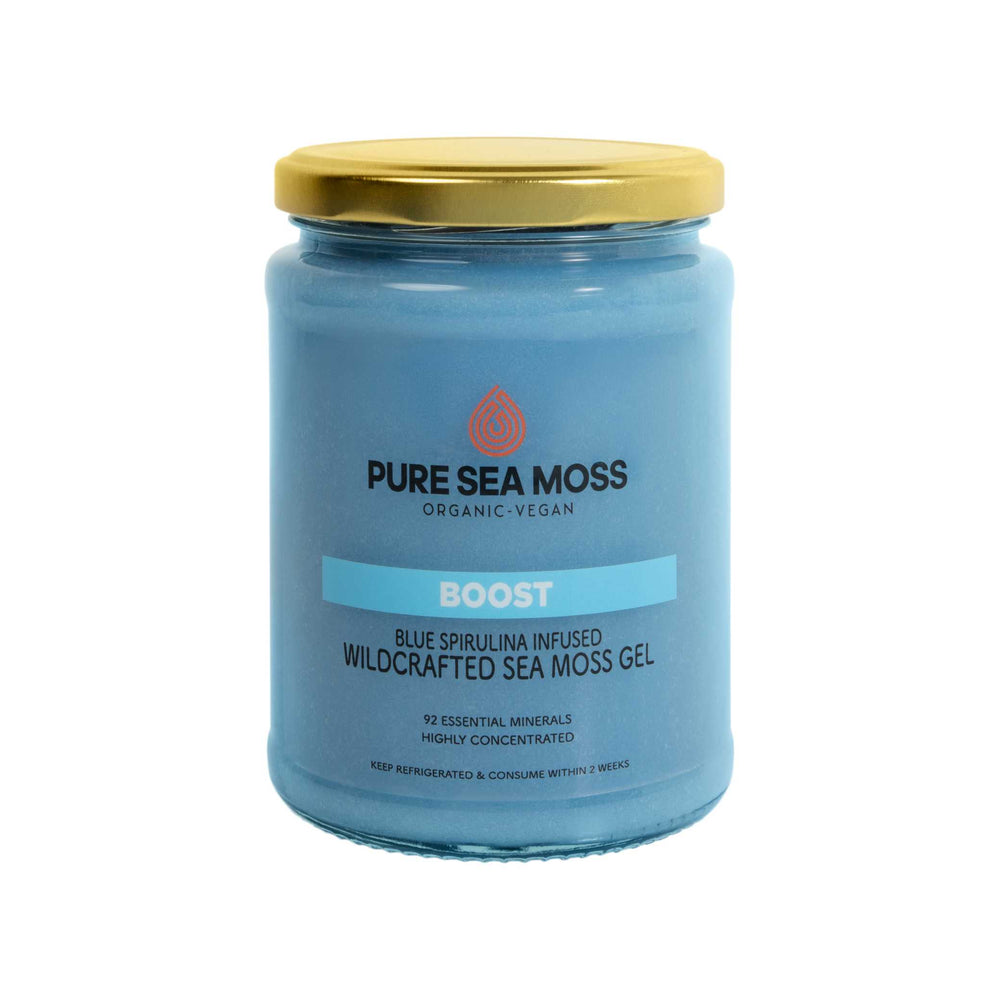 
                  
                    Blue Spirulina Infused Sea Moss Gel By pure sea moss uk London
                  
                