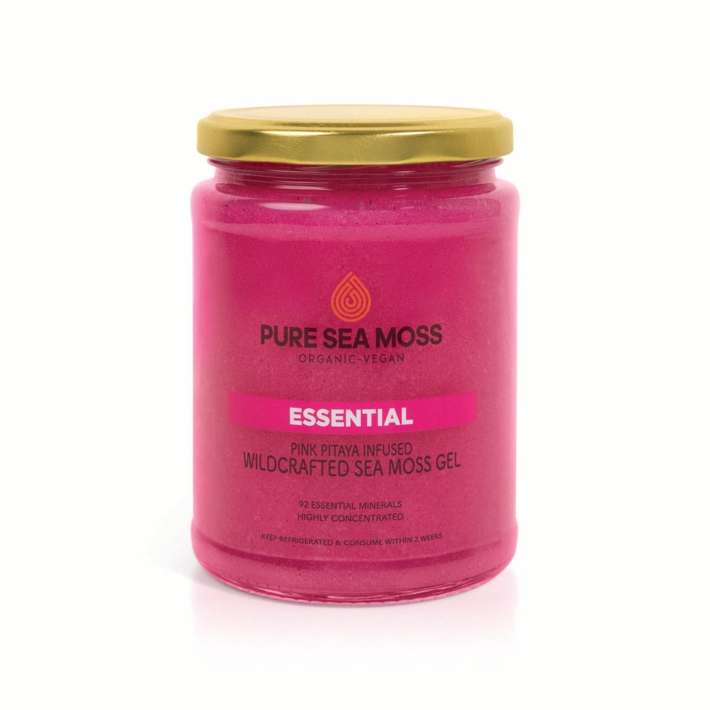 Pink Pitaya Infused Sea Moss Gel by pure sea moss uk